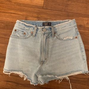 Abercrombie and Fitch Annie High Rise Shorts